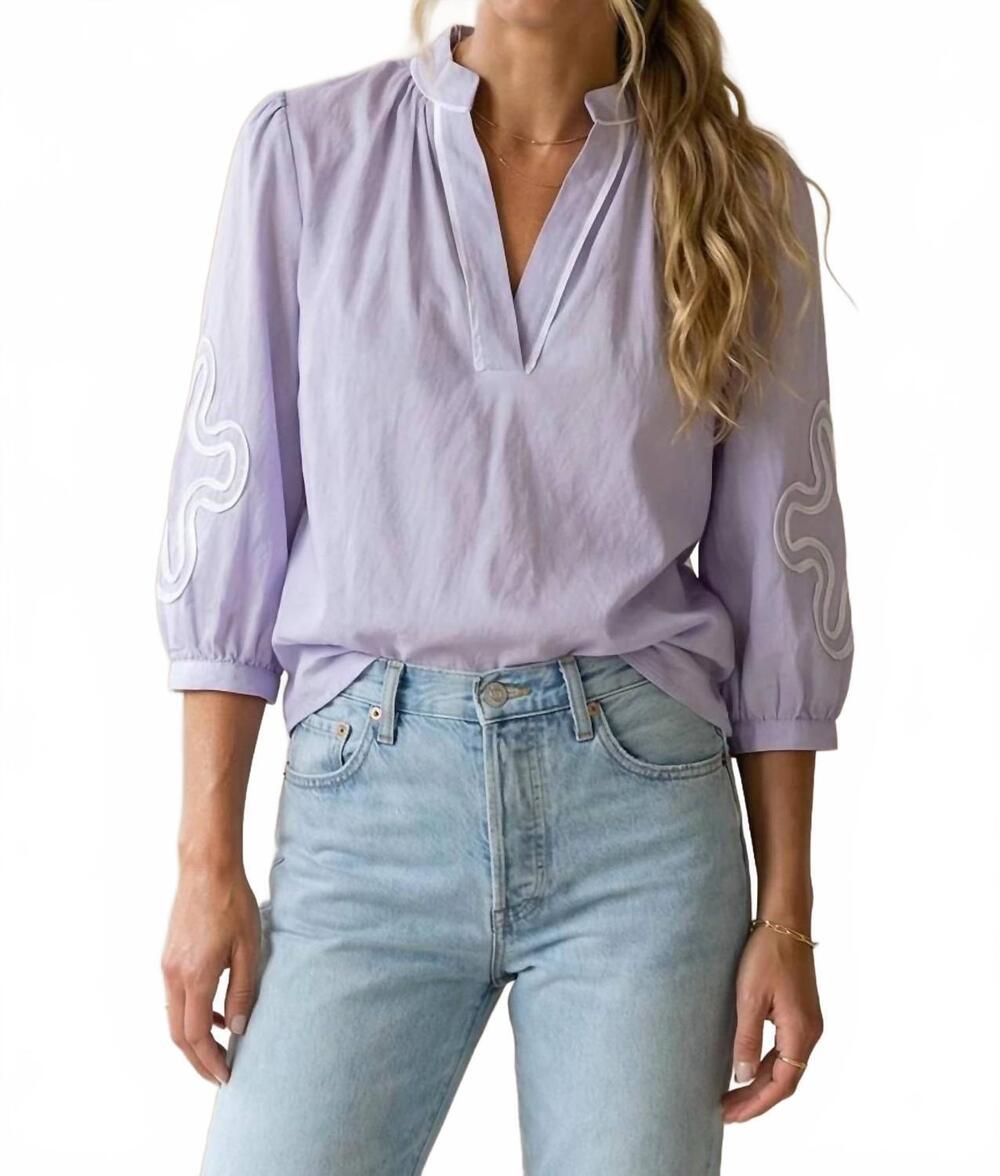 NEW NAKED ZEBRA mirko blouse in lilac